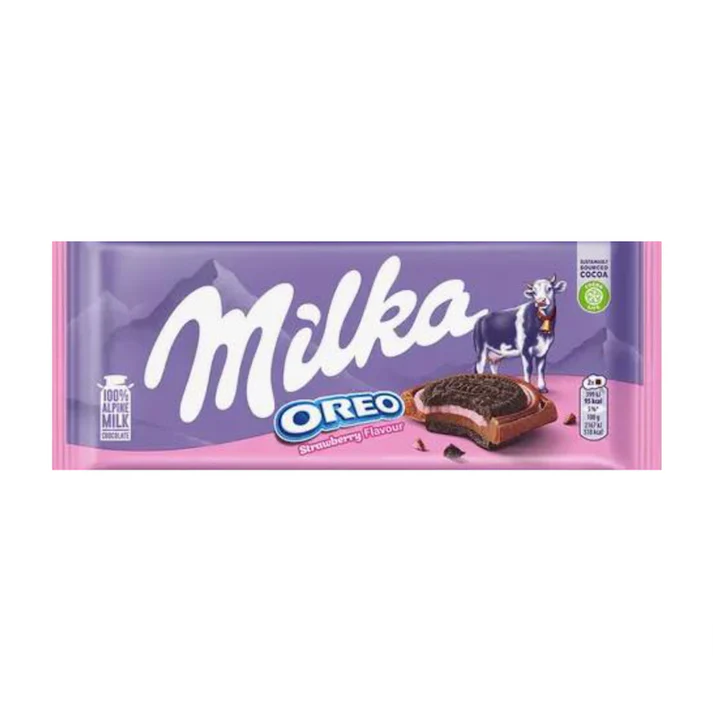 Milka Oreo Strawberry Flavour 92g