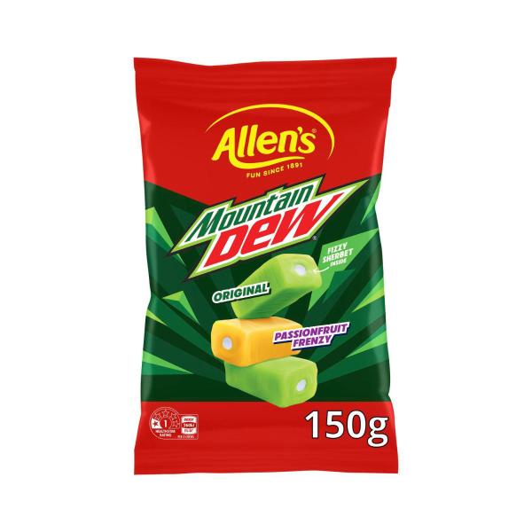 Allen's MountainDew Original Fizzy Sherbet Inside 150 g