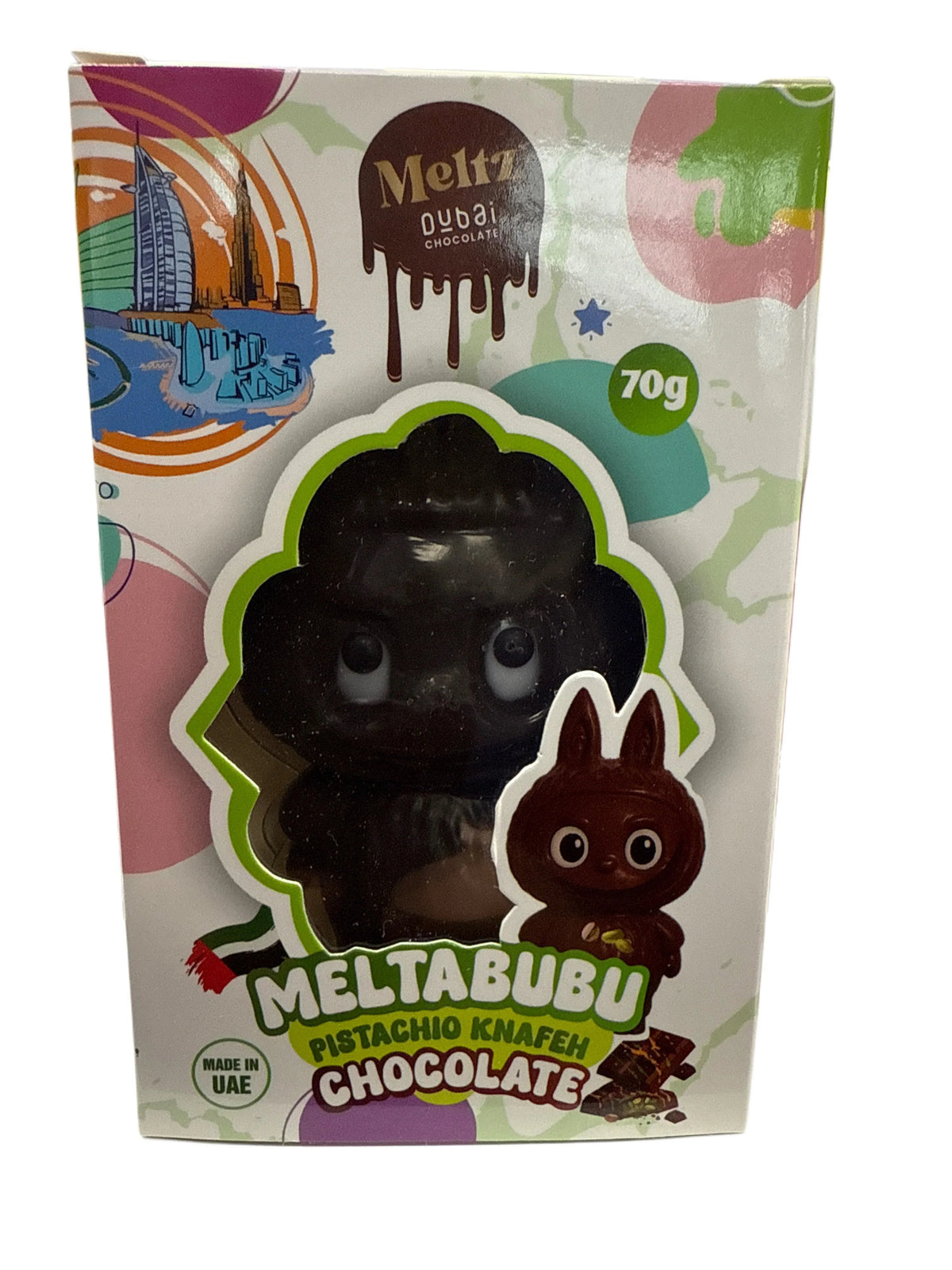 Meltz Meltabubu Pistachio Knafeh Chocolate 70g