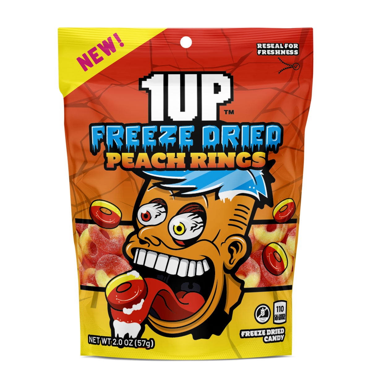 1UP Freeze Peach Rings  57g