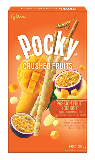 Pocky Crushed Fruits Passion Fruit Yoghurt 25g