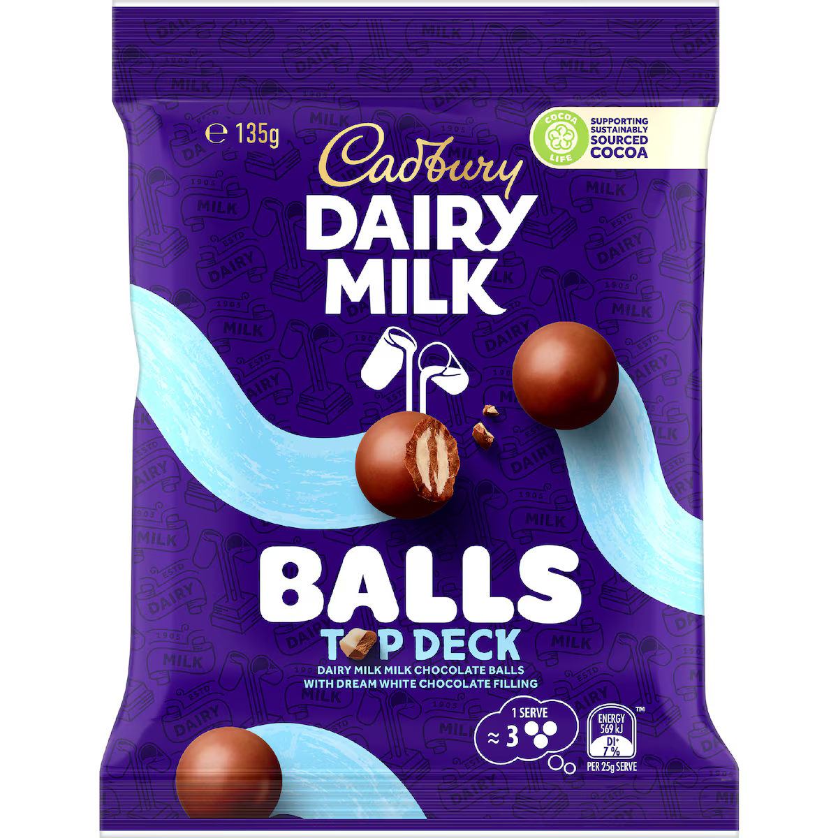 Cadbury Ball Top Deck 135g