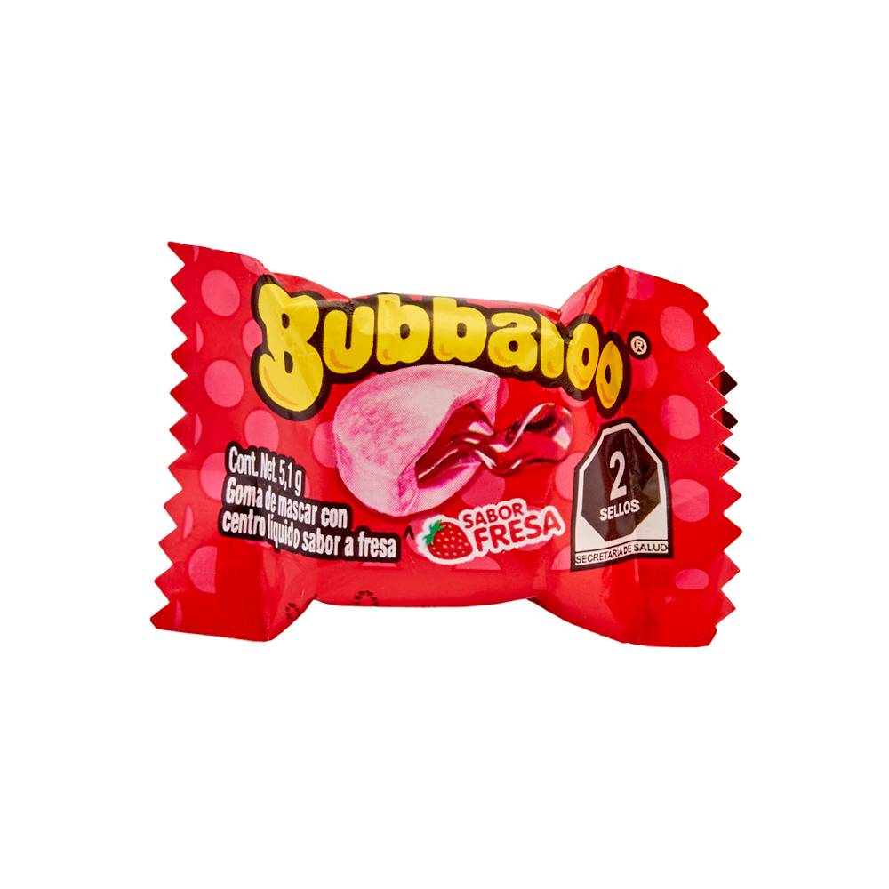 Bubbaloo Sabor Fresa 5.1g