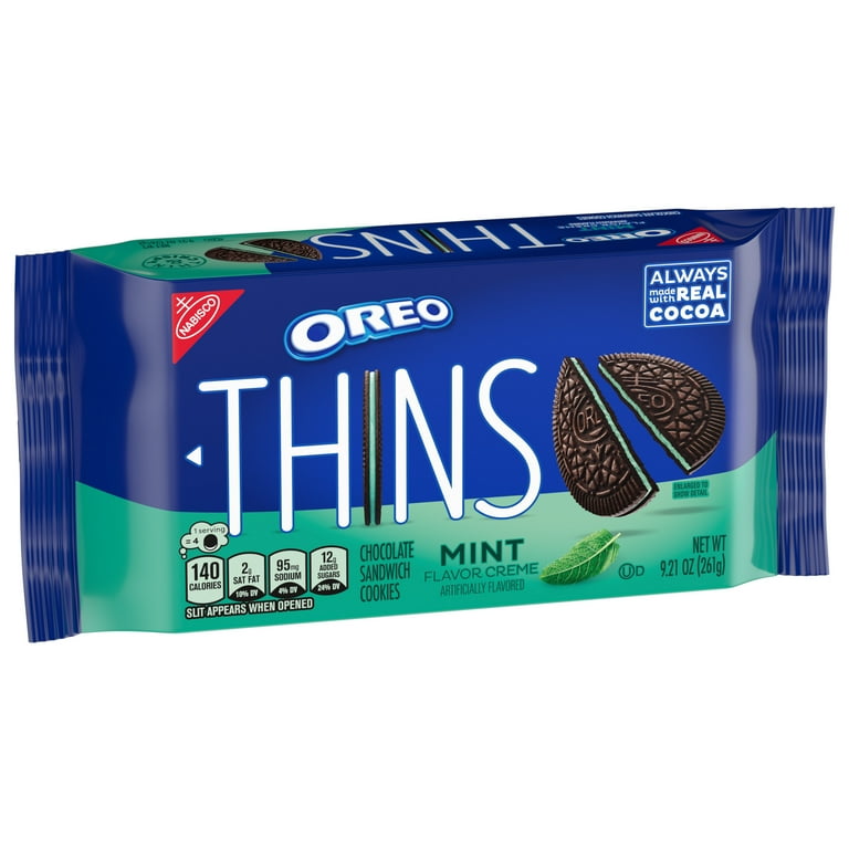 Oreo Thins Mint Flavour Creme 334g