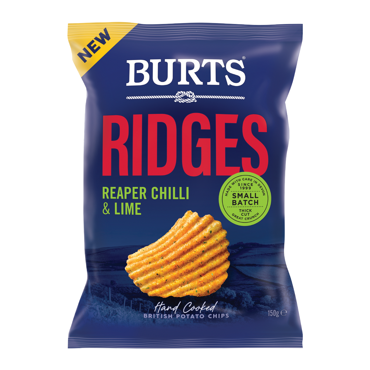 Burts ridges reaper chilli & lime 150g