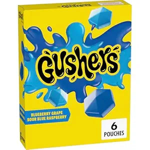 Gushers Sour Blue Raspberry, Grape 120g