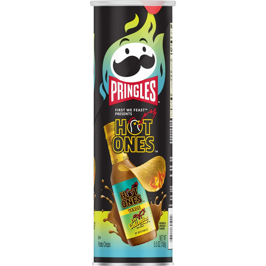 Pringles Hot Ones Verde 158g