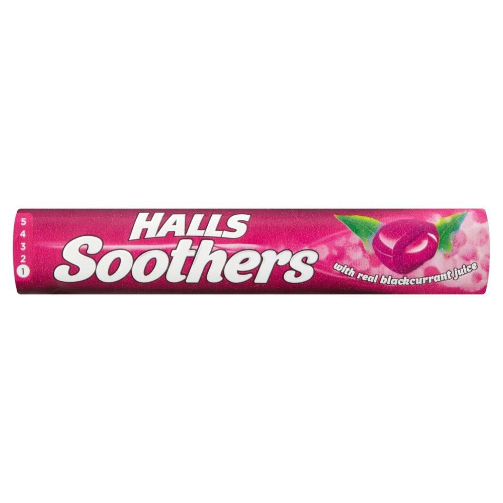 halls Black current 45g