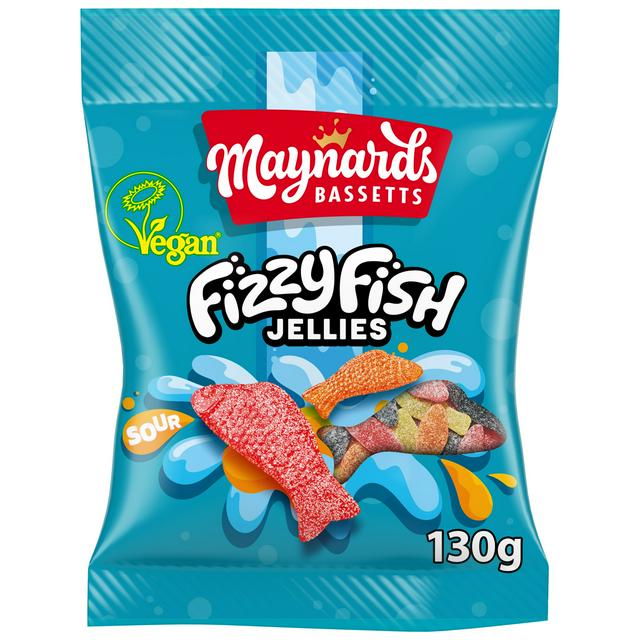 Maynards Fizzy Fish Jellies 130g
