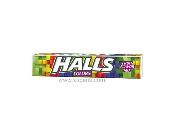 Halls Fruit Flavor Mix Colors 33.5g