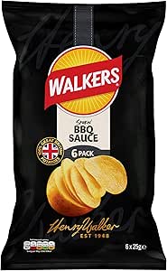 Walkers BBQ Sauce 6 Pack 6×25g