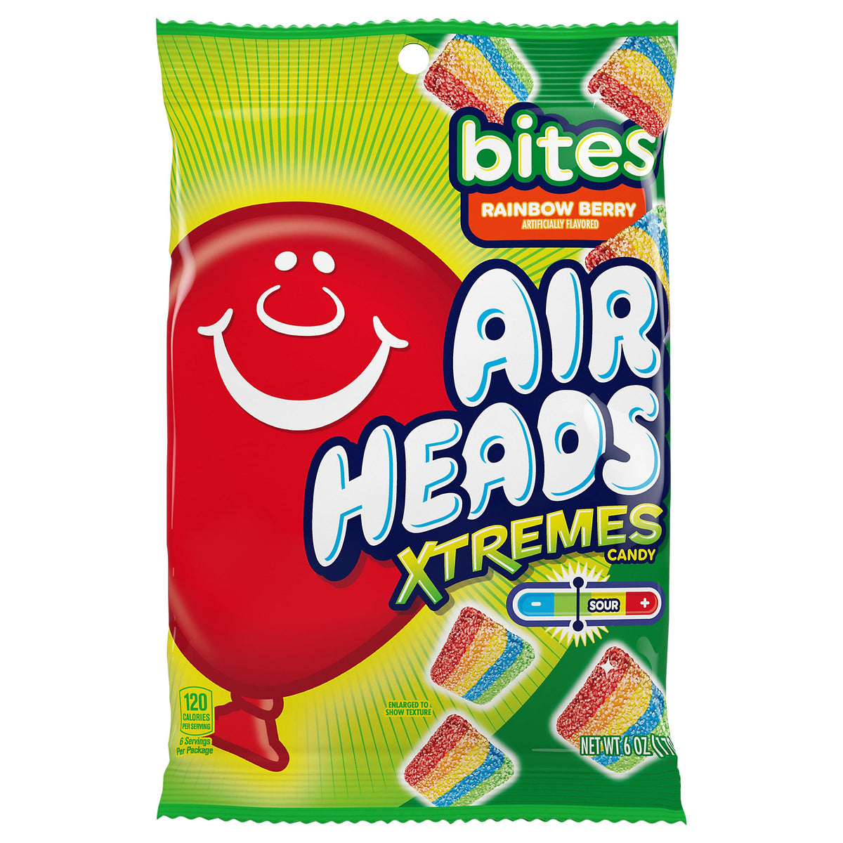 Air Heads Xtremes Rainbow Berry Bites 170g
