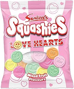 Squashies Love Hearts 120g