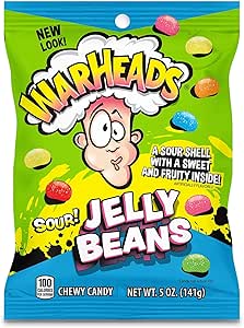 Warheads Sour Jelly Beans 113g