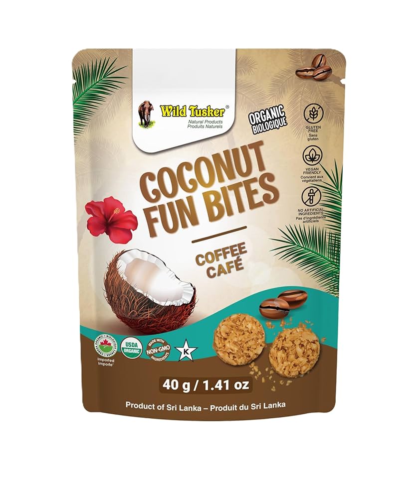 Wild Tusker Coconut Fun Bites Coffee 40g