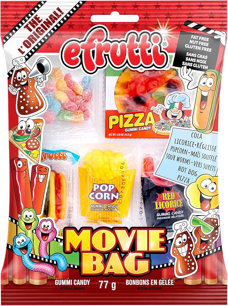 E-frutti Movie Bag pizza gummi candy 77g