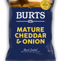 Burts Mature Cheddar & Onion 150g