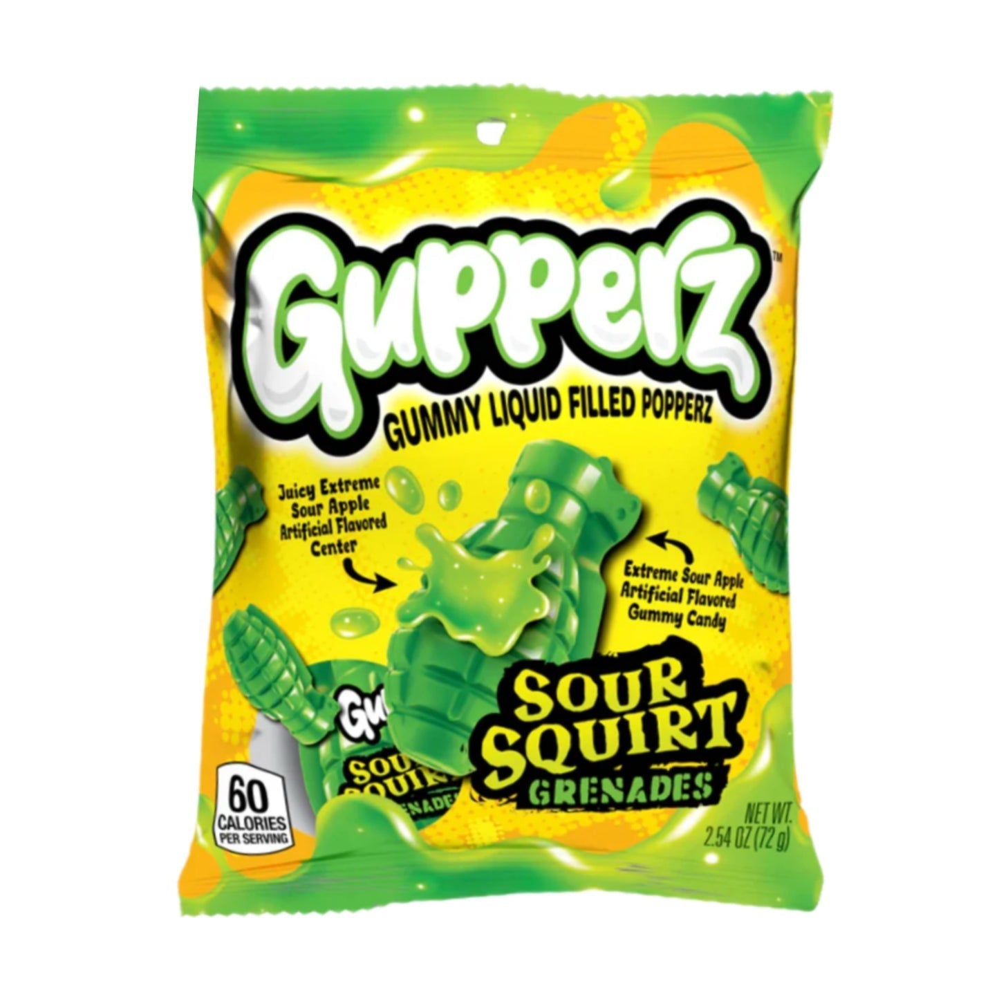 Gupperz Sour Squirt Grenades 72g