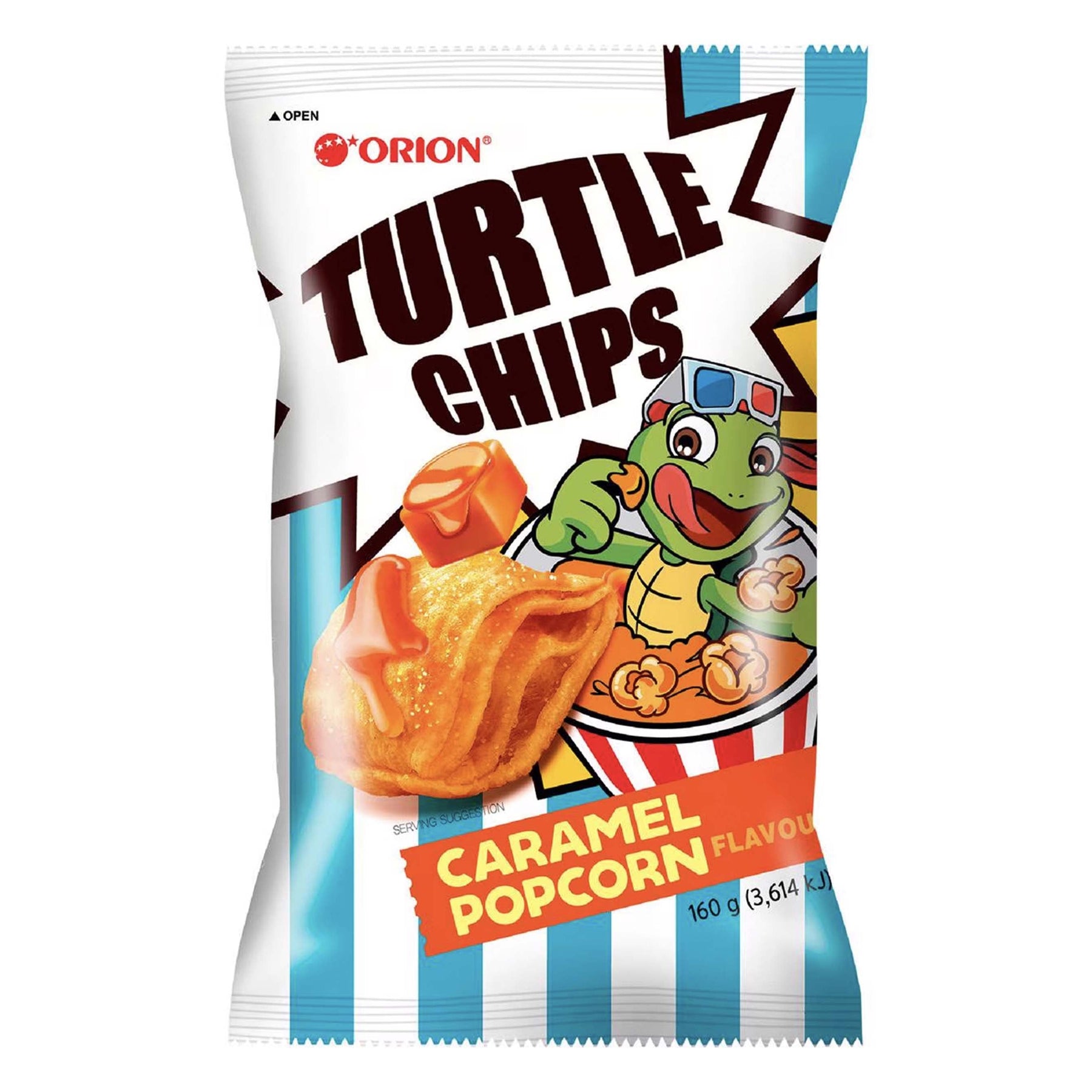Turtle chips Caramel Popcorn Flavor