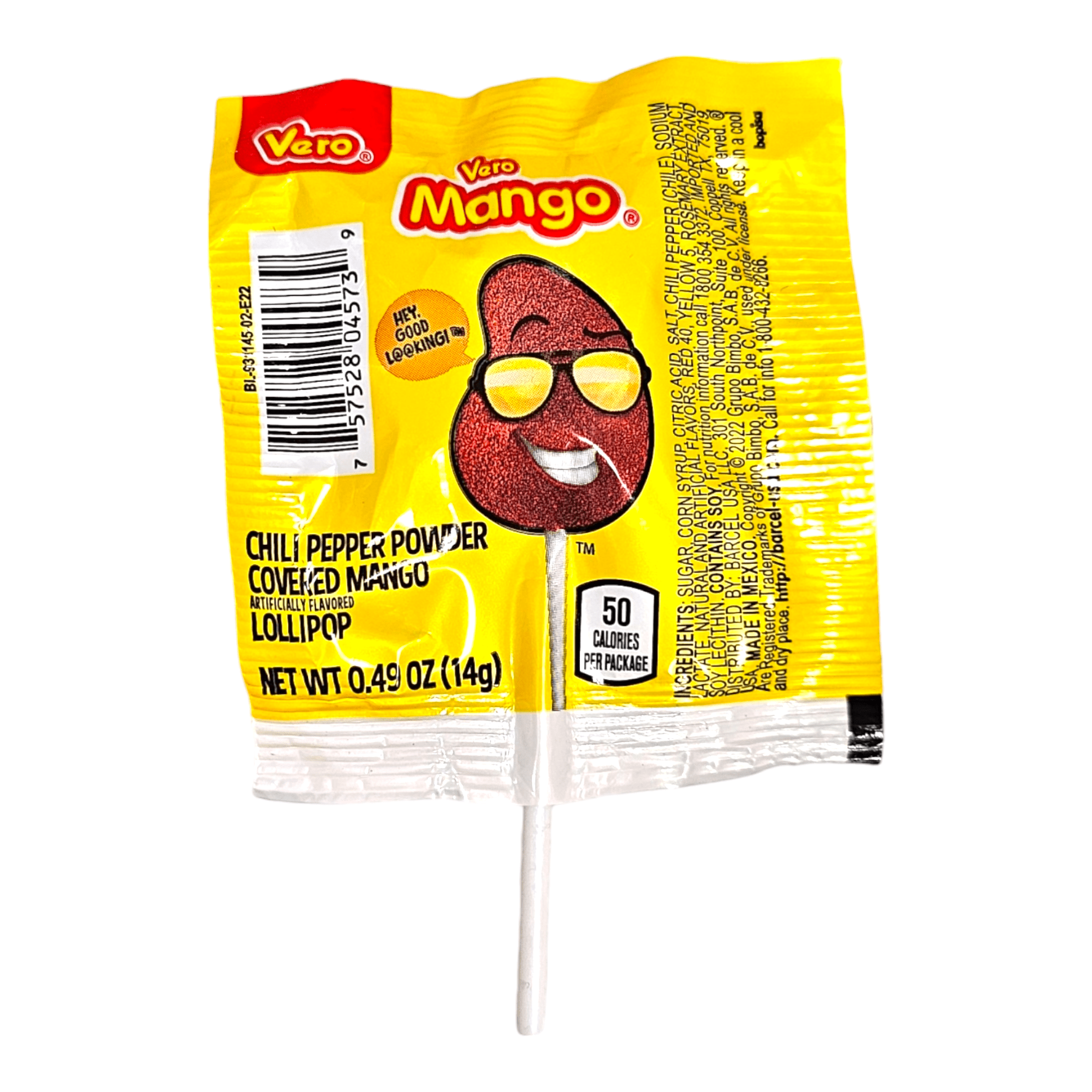 Vero mango Chili peper powder lolipop 14 gm