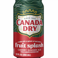 Canada Dry Fruit Splash Cherry Ginger Ale 355ml