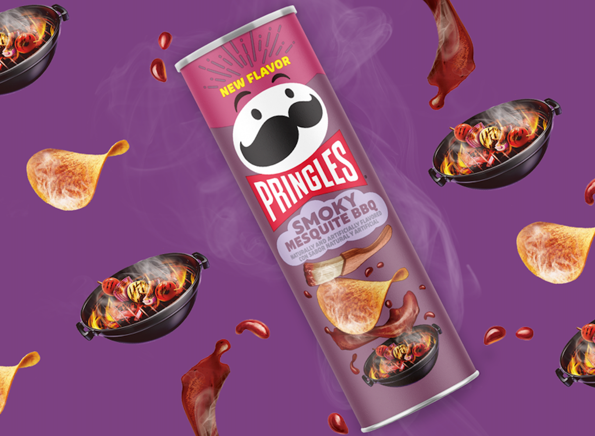 Pringles Smoky Mesquite BBQ 158g
