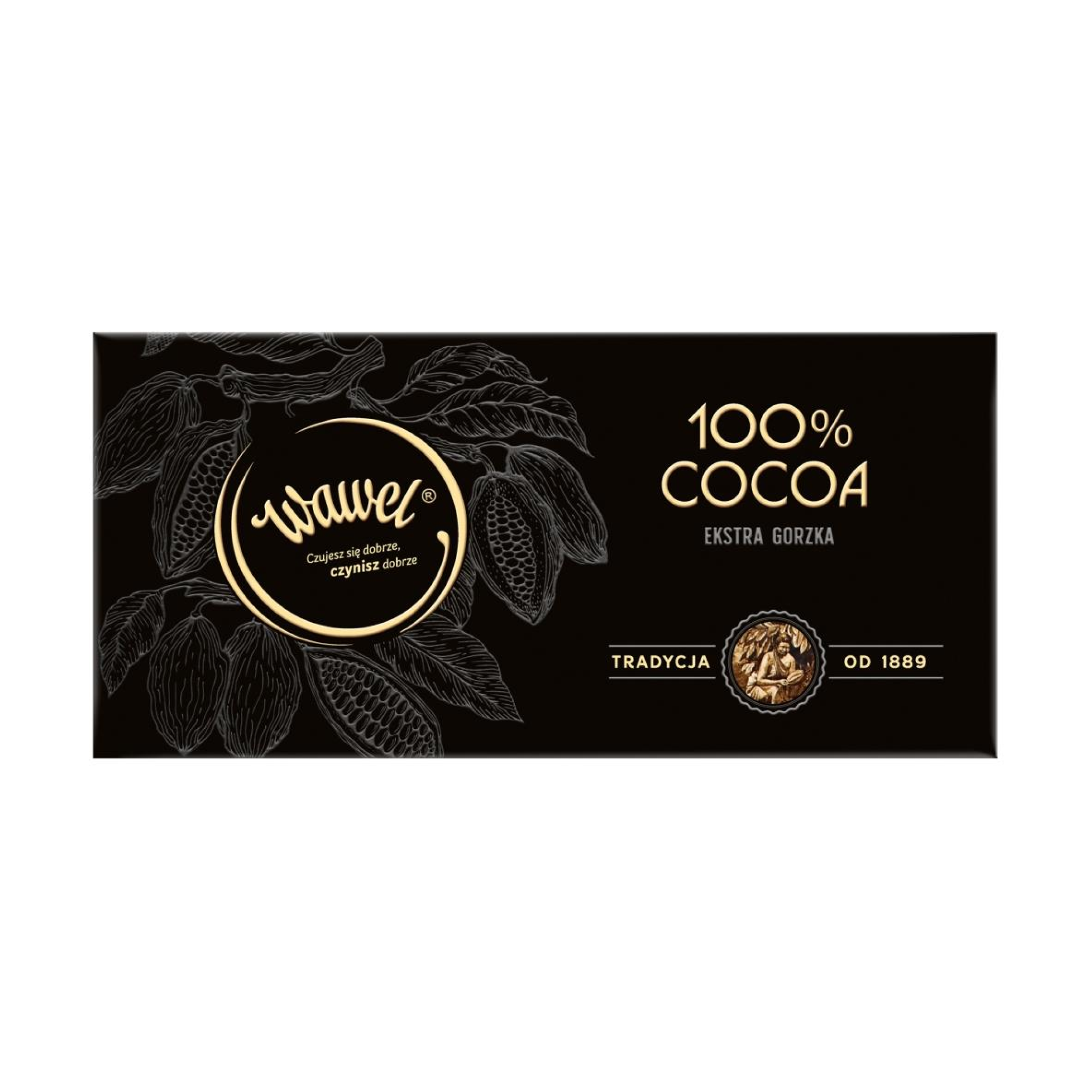Wawel 100% Cocoa Dark Chocolate 80g