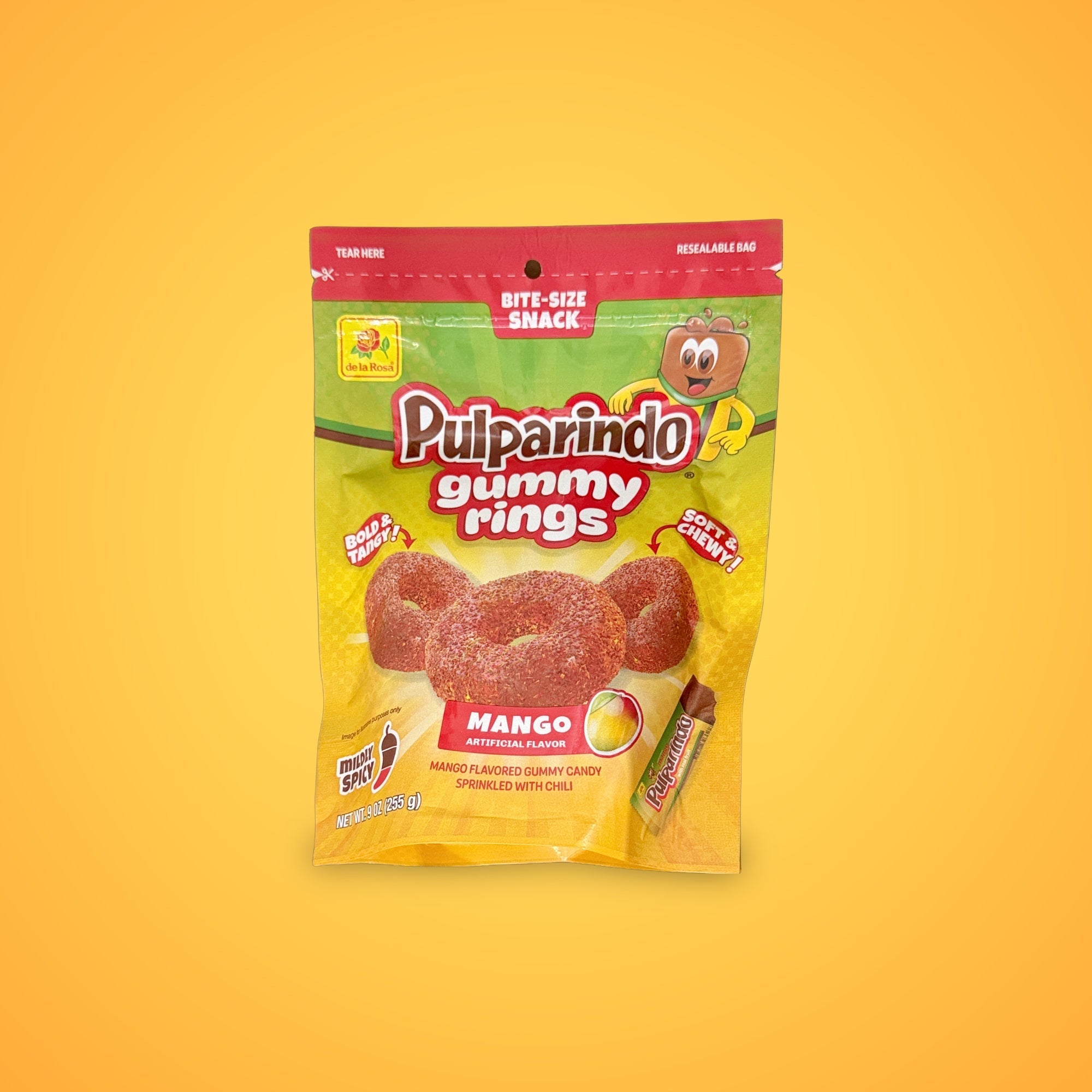 Pulparindo Gummy Rings Mango 255g
