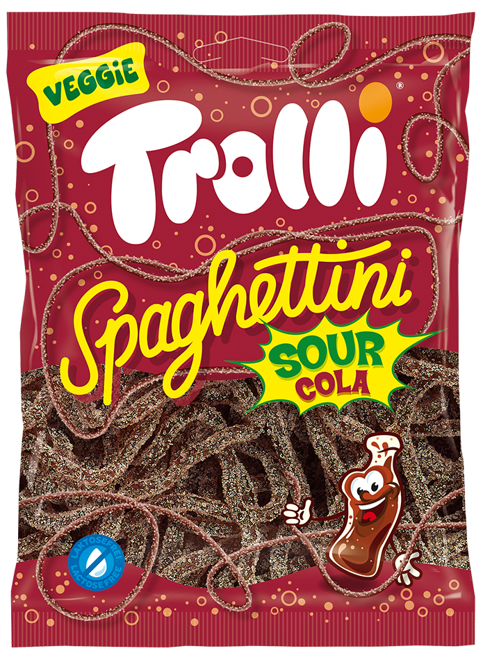 trolli spaghettini sour cola 150g