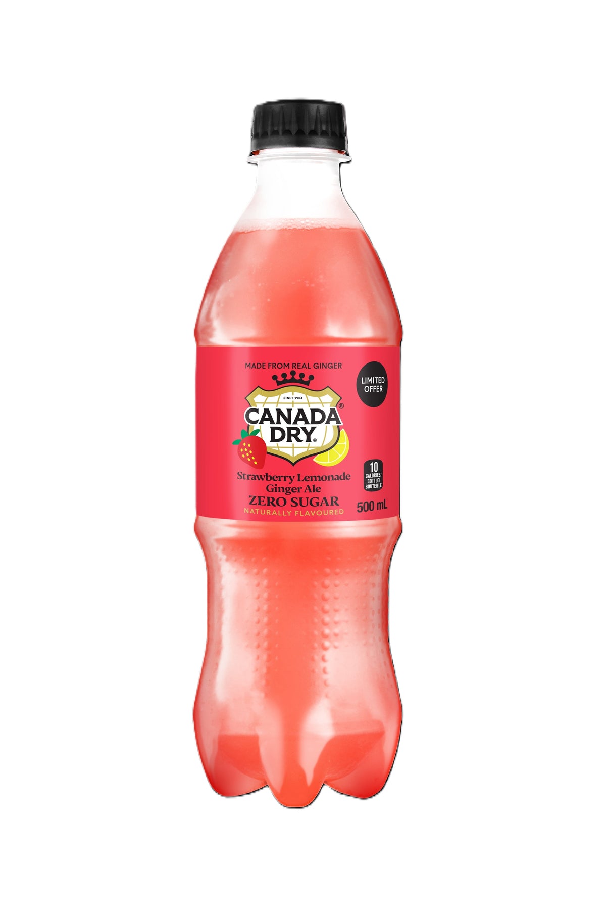 canada Dry Strawberry lemonade zero sugar 500ml