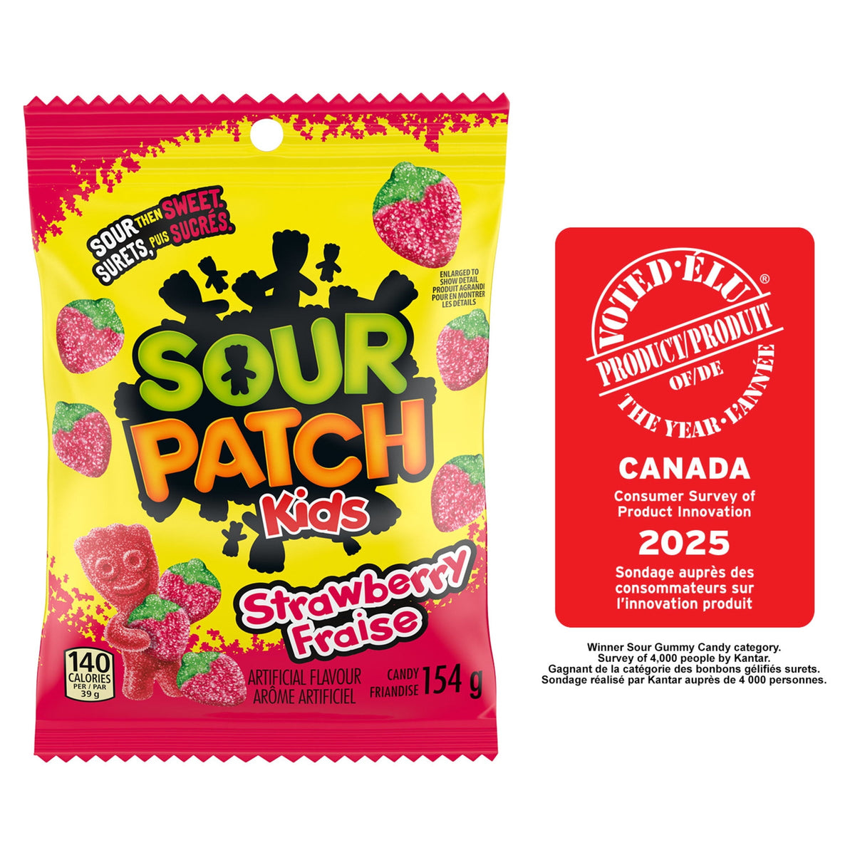 Sour Patch Kids Strawberry Fraise (154g)