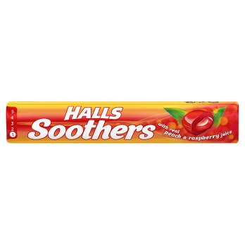 Halls Peach raspberry 45g