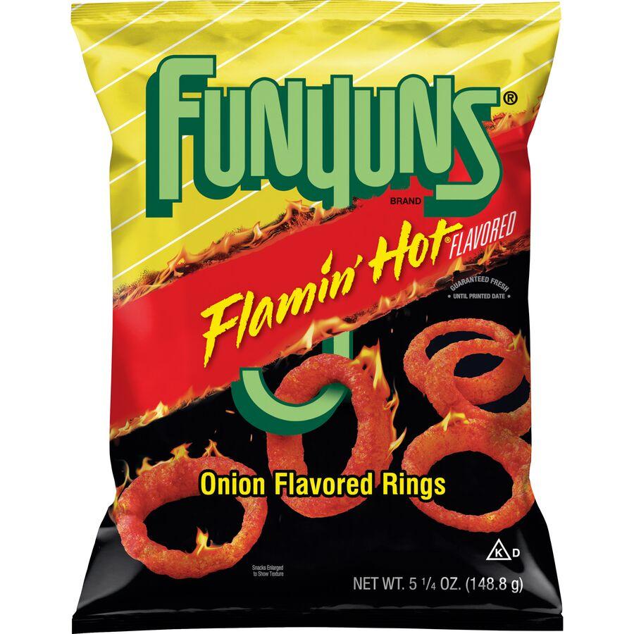 Funyuns Flamin Hot onion rings 148.8g