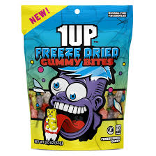 1UP Freeze Dried Gummy Bites (Sour Blue Rasberry) 57g