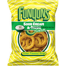 Funyuns Sour Cream & Onion Flavoured Rings 148.8g