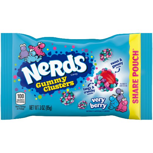 Nerds Gummy Clusters Very Berry Share Pouch 85g