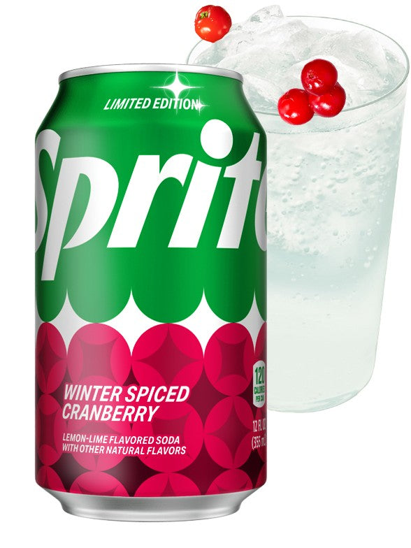 Sprite Winter Spiced Cranberry 355ml