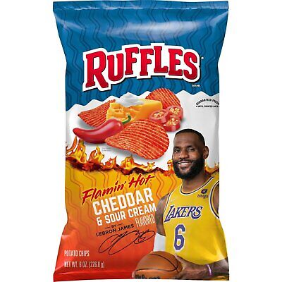 Ruffles Flamin Hot Cheddar and Sour Cream
