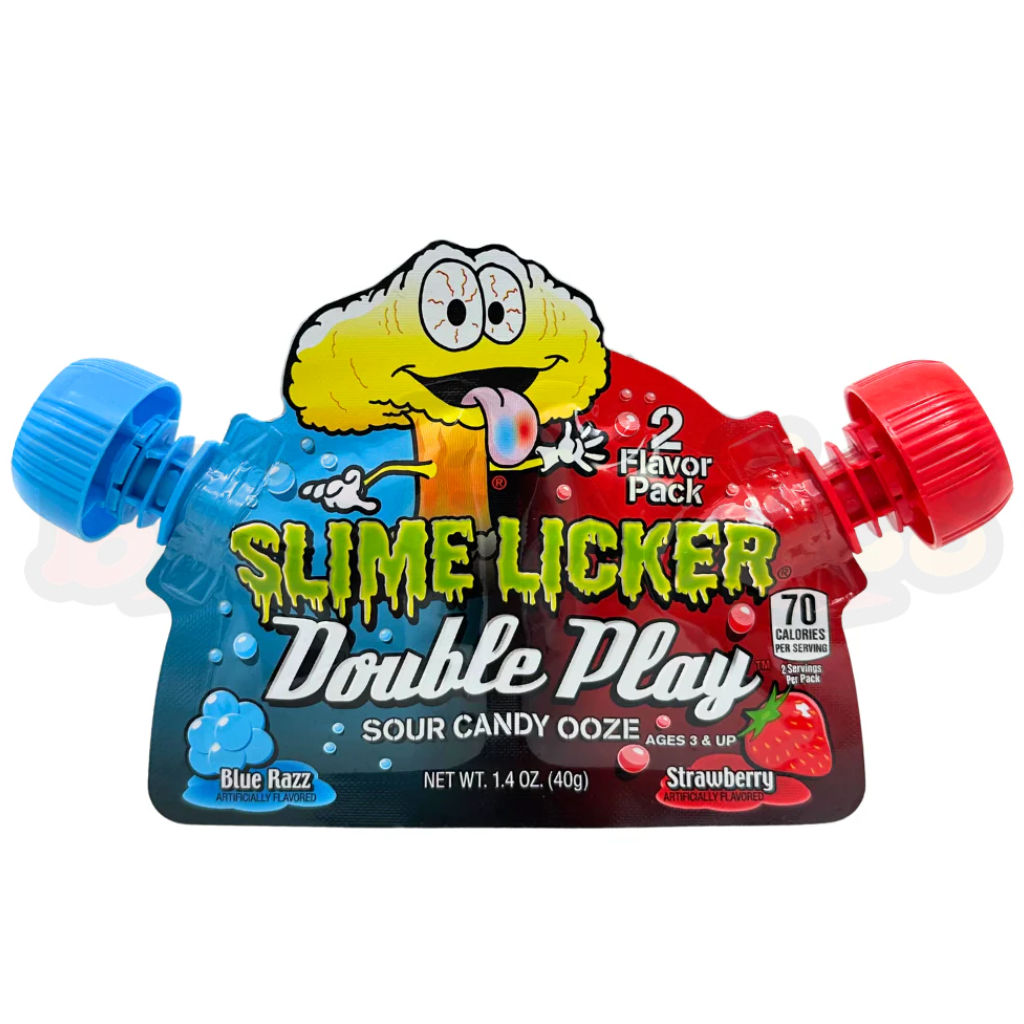 Slime Licker Double Play Blue Razz & Strawberry 40g