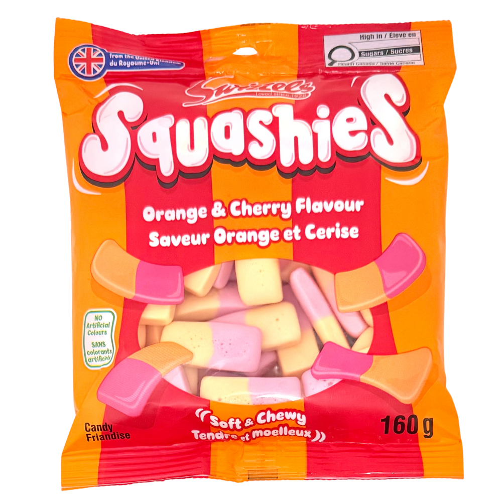 Squashies Orange & Cherry Flavour 160g
