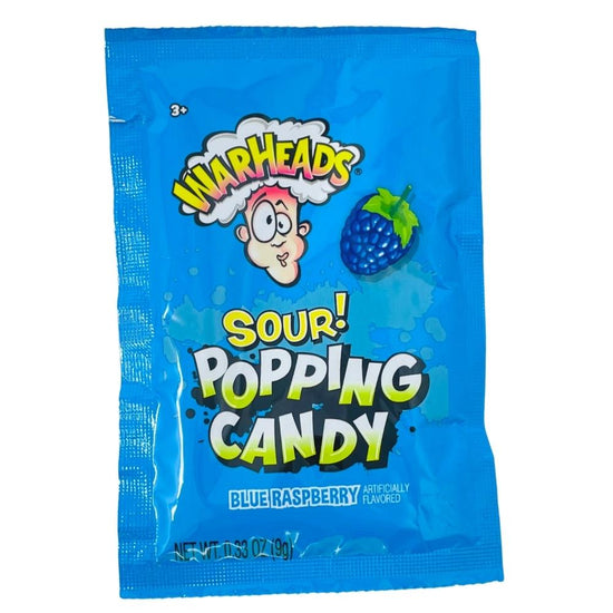 Warheads Sour Popping Candy Blue Raspberry 9g